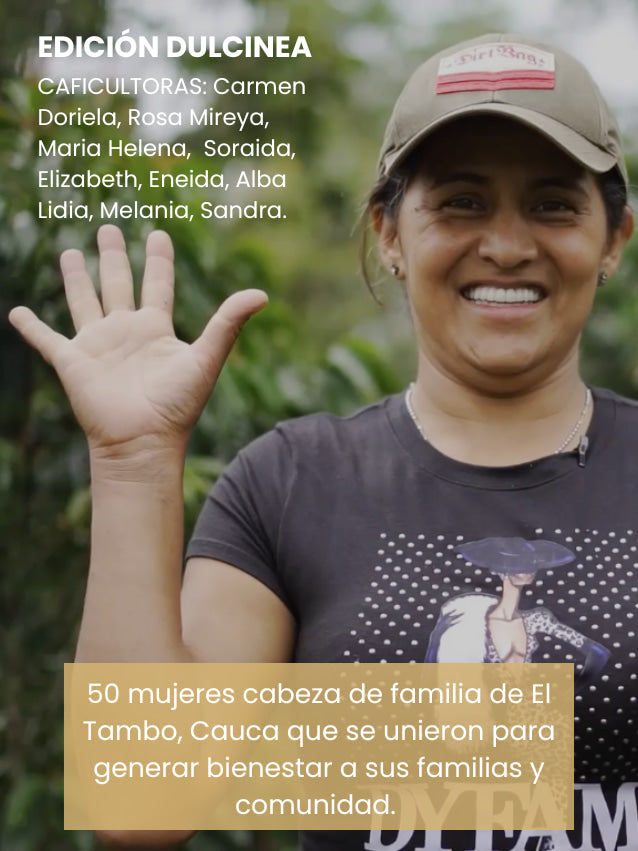 Indiegrow café 50 amigas café colombiano gourmet organico especial producido por 50 mujeres cabeza de familia que se unieron para generar bienestar a sus familias. 