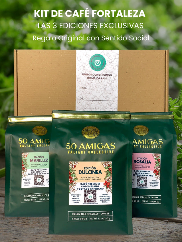 Kit de Café Fortaleza - 3 Ediciones Exclusivas | Regalo Original con  Sentido Social